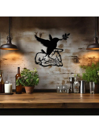 Chic Modern Peace and Freedom Bird Metal Wall Art: Transform Your Space with Style