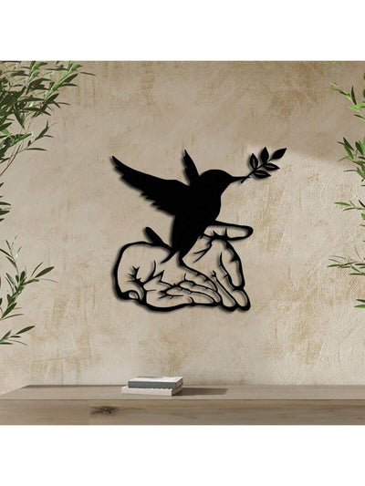 Chic Modern Peace and Freedom Bird Metal Wall Art: Transform Your Space with Style