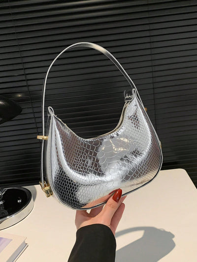 Shimmering Serpent Shoulder Bag: A Stylish and Trendy Addition to Your Collection