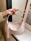 Introducing Pink Blossom, the elegant new Chinese style shoulder bag for women. With its unique design and vibrant colors, this bag is perfect for adding a touch of sophistication to any outfit. Made from high-quality materials, it offers durability and style. Elevate your fashion game with this must-have accessory.