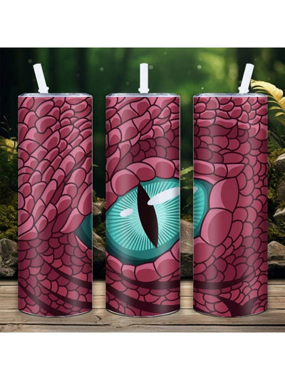 Dragon Eye 3D Stainless Steel Tumbler: Perfect for Summer & Winter Parties!