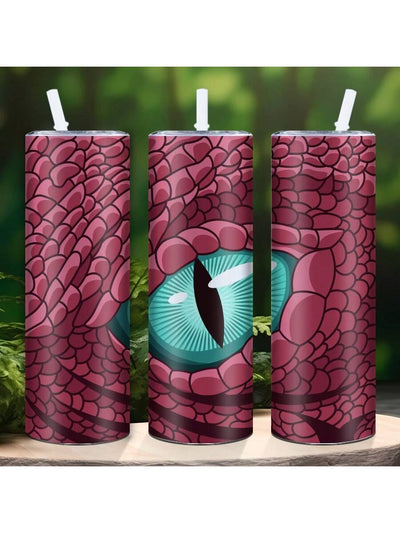 Dragon Eye 3D Stainless Steel Tumbler: Perfect for Summer & Winter Parties!