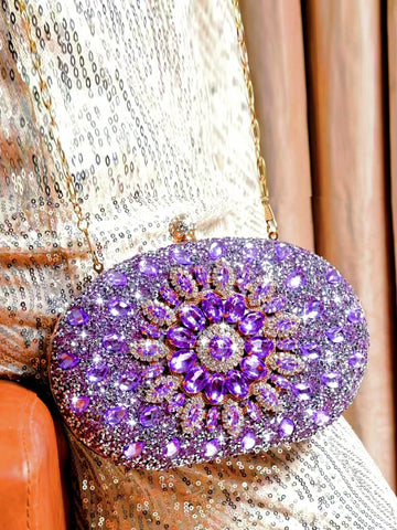 Introducing the Sunflower Sparkle fashion bag, featuring a chic diamond buckle design perfect for any occasion. Made with high quality materials and expert craftsmanship, this bag provides both style and functionality. Elevate your look and make a statement with Sunflower Sparkle.