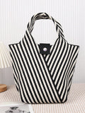 Introducing our Versatile Striped Crochet Tote Bag, the perfect companion for your everyday activities! Featuring a stylish design and sturdy construction, this bag is both fashionable and functional. With its spacious interior and durable straps, you can confidently carry all your essentials wherever you go. Upgrade your daily routine with this must-have bag!
