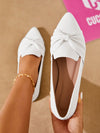 Glamorous Gold Knot-Decorated Pointed Toe Flat Loafers for Chic Summer Style