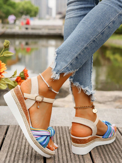 Step into Summer in Princess Style: Women's Wedge Heels Platform Sandals