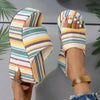 Chic and Comfy: Women's Wedge Heel Peep Toe Slippers - Perfect for Summer Parties