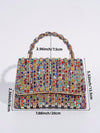 Sassy Sparkle: Colorful Rhinestone Evening Clutch Bag