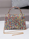 Sassy Sparkle: Colorful Rhinestone Evening Clutch Bag