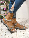 Chic and Comfortable: Women's Flat Sports Style Casual Sandals