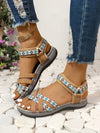 Chic and Comfortable: Women's Flat Sports Style Casual Sandals