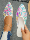 Sparkle in Style: Glitter Embellished Bohemian Flat Shoes