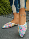 Sparkle in Style: Glitter Embellished Bohemian Flat Shoes