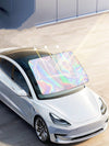 Vibrant UV-Resistant Car Sunshade with Laser Colorful Design for All-Weather Protection