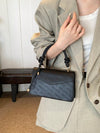 Retro Chic: Vintage Woven Texture Small Square Bag - Three-in-One Women's Shoulder Messenger Bag