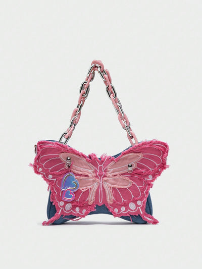 Summer Butterfly Collection: Sweet Acrylic Chain Handbag for 2024