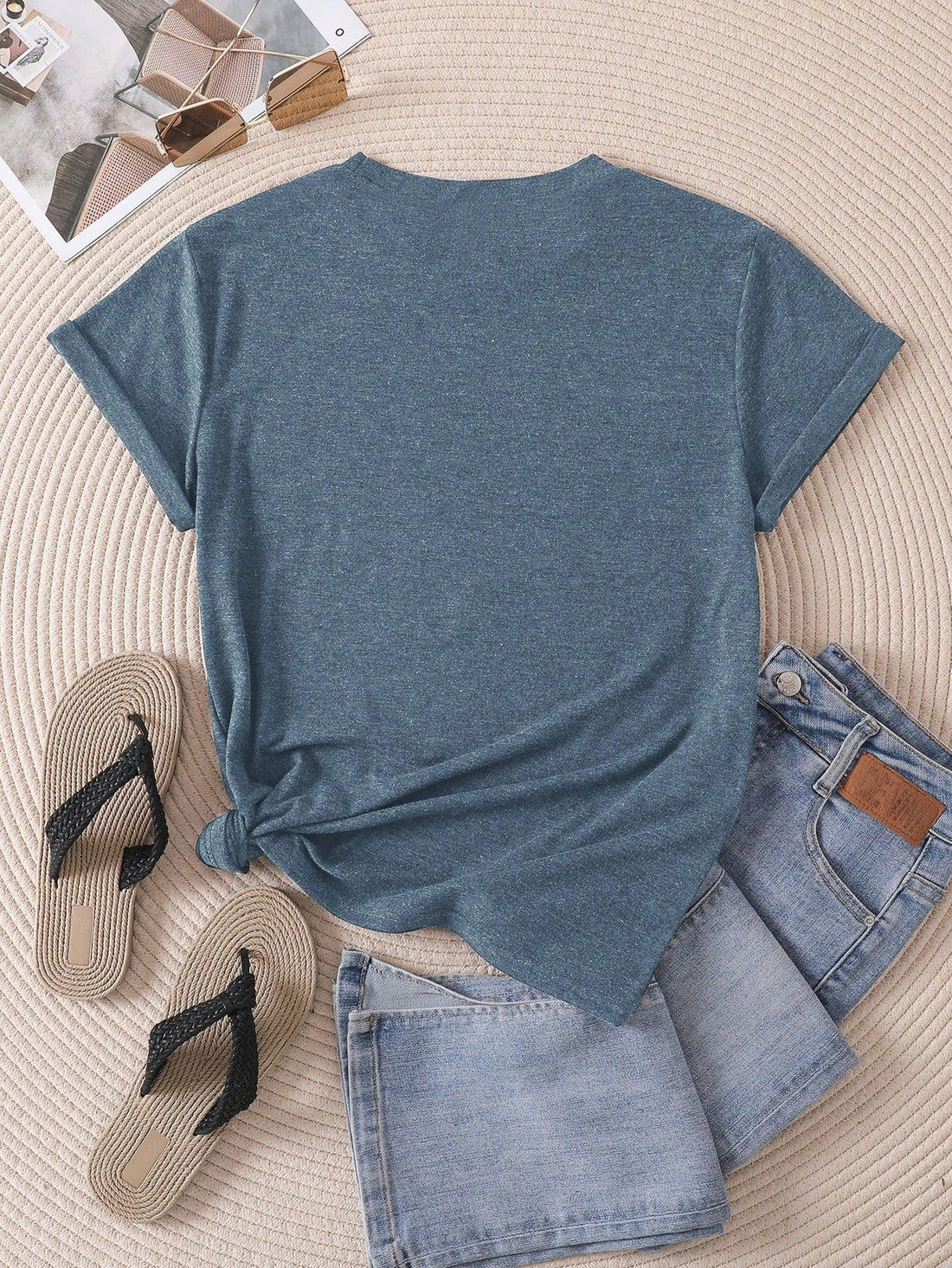 Show off your playful side with our Wild Eagle Graphic Tee! This summer casual t-shirt is perfect for those who don't take themselves too seriously. With a quirky design and comfortable short sleeves, you'll feel stylish and confident. Perfect for any casual occasion!