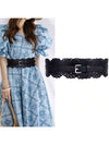 Chic Hollow-Out Wide Waist Belt - Perfect Accessory for Spring & Summer Styles