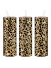 20oz Wild Leopard Print Insulated Tumbler: Stylish and Practical Travel Companion