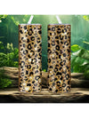 20oz Wild Leopard Print Insulated Tumbler: Stylish and Practical Travel Companion