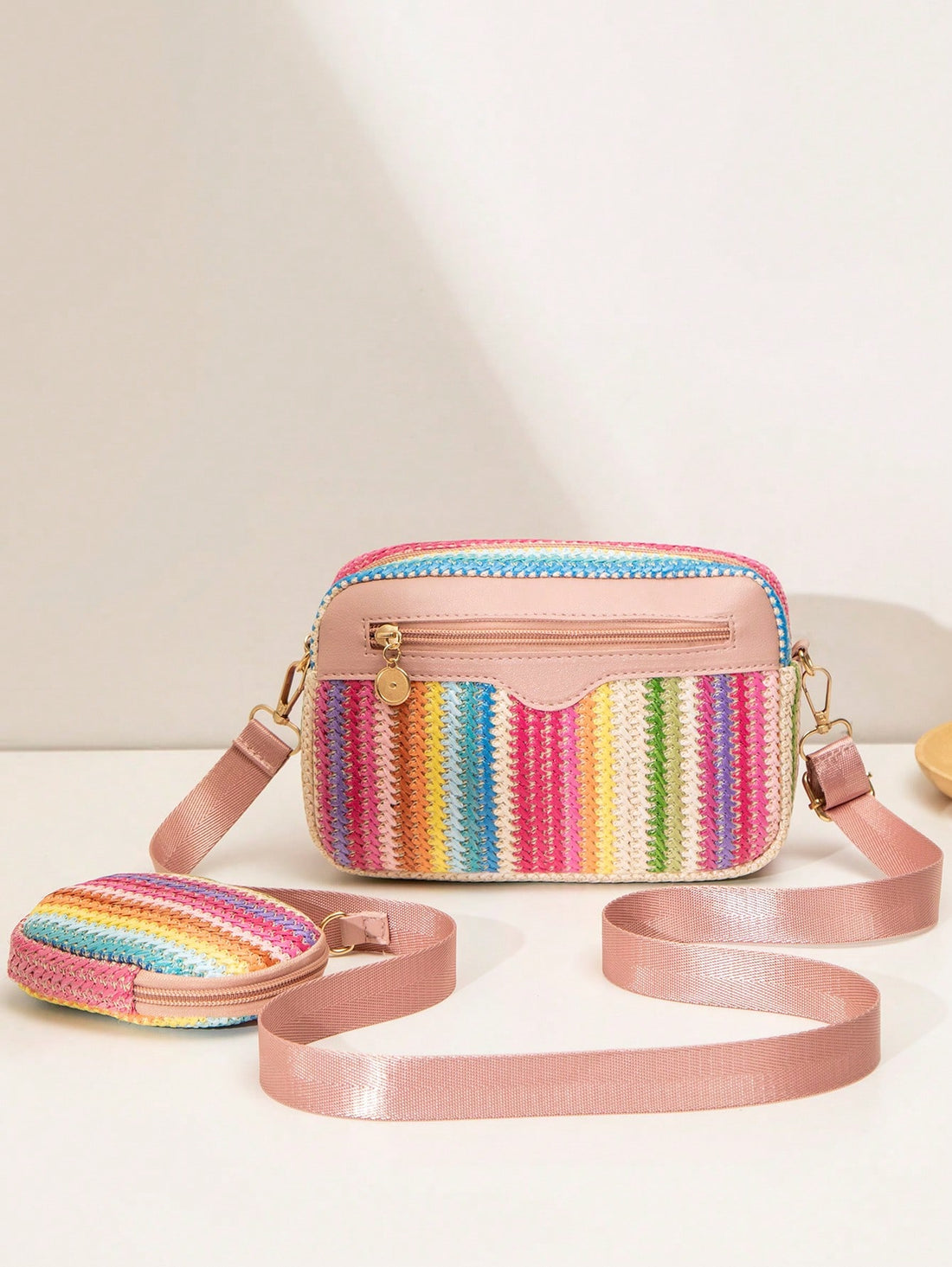 Introducing our Elegant European-Inspired Women's Crossbody Bag, perfect for your spring and summer wardrobe. With its sleek design and premium materials, it exudes sophistication and style. Stay organized and hands-free with its crossbody functionality, making it the perfect accessory for any occasion. 