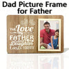 Wooden Photo Frame: Perfect Father's Day Gift for Dad, Grandpa, Husband