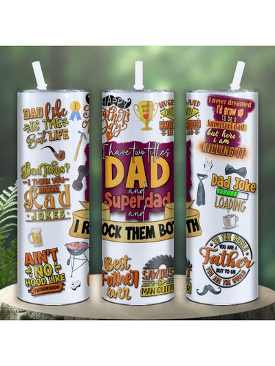 Super Dad Stainless Steel Tumbler: The Perfect Gift for Father's Day!