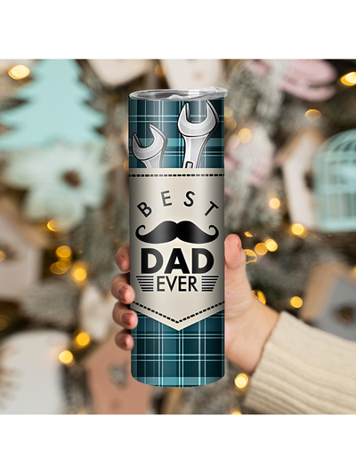 20oz Stainless Steel Car Cup Tumbler: The Ultimate Father's Day Gift for the Best Dad!