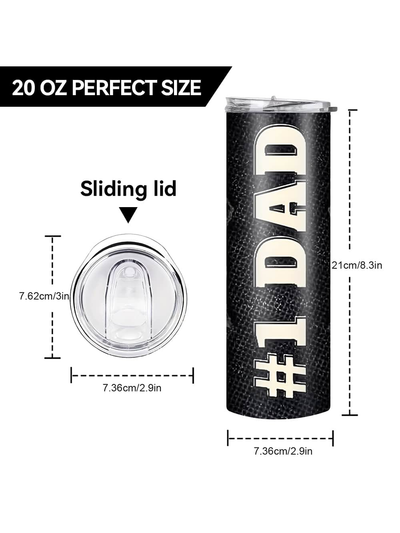 20oz Stainless Steel Car Cup Tumbler: The Ultimate Father's Day Gift for the Best Dad!