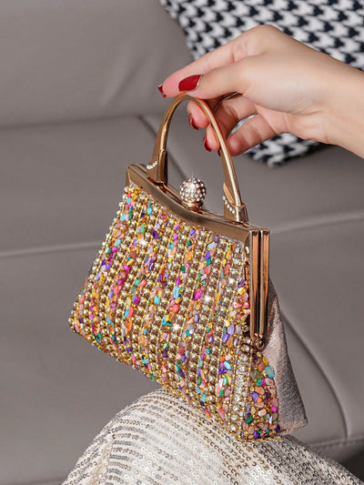 Sparkle and Shine: Glitter Handbag - Perfect for Parties and Dancing