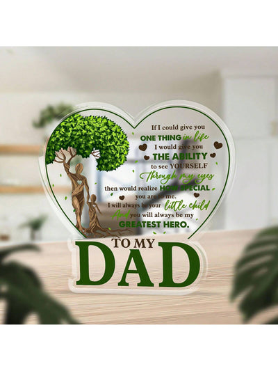 Father's Day Special: Home Sweet Home Acrylic Tabletop Display - The Perfect Gift of Love and Respect