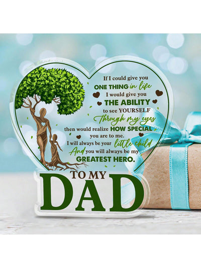 Father's Day Special: Home Sweet Home Acrylic Tabletop Display - The Perfect Gift of Love and Respect