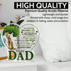 Father's Day Special: Home Sweet Home Acrylic Tabletop Display - The Perfect Gift of Love and Respect