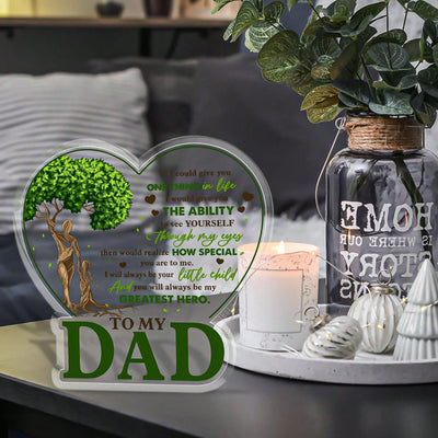 Father's Day Special: Home Sweet Home Acrylic Tabletop Display - The Perfect Gift of Love and Respect