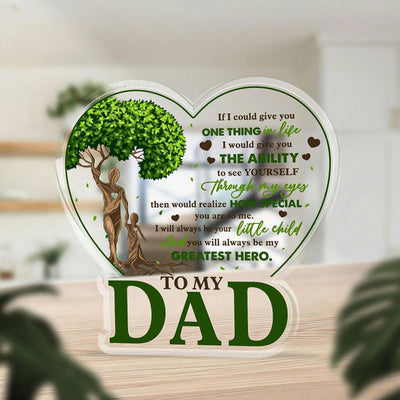 Father's Day Special: Home Sweet Home Acrylic Tabletop Display - The Perfect Gift of Love and Respect