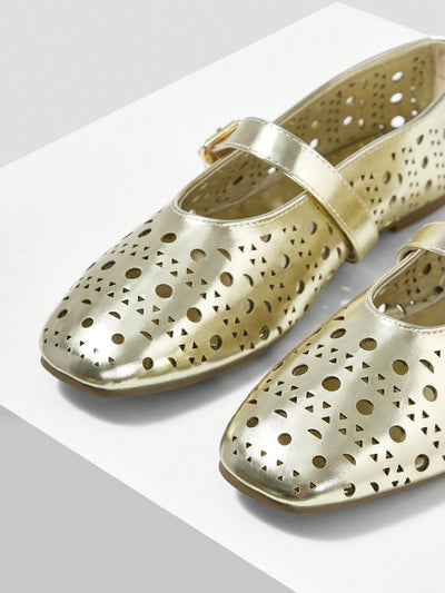 Chic and Comfortable: Premium Women's Flat Laser Ballet Shoes