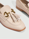 Elegant Fringe Loafers with Horse Bit Buckle – Perfect for Summer Business Casual!