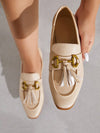 Elegant Fringe Loafers with Horse Bit Buckle – Perfect for Summer Business Casual!