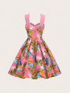 Sweetheart of the Summer: Vintage Fruit Print Dress for Spring & Easter