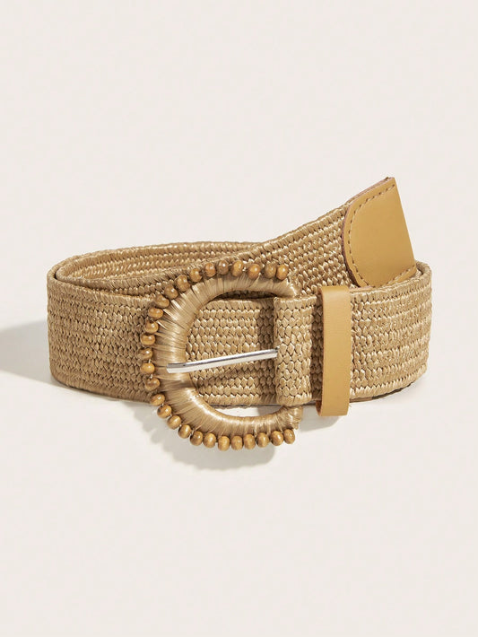 Experience the perfect blend of comfort and style with our Dreamy Bohemian Bliss waist belt. Made with high-quality woven elastic, our belt offers a snug fit and features a unique D-shaped braided wooden beads buckle. Elevate your bohemian look and feel effortlessly chic.