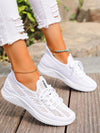 Summer Breeze Women's Mesh Slip-On Sneakers: Lightweight, Breathable, and Anti-Slip Casual Trainers