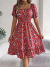 Sun-kissed Ditsy Floral Dress: Perfect for Spring and Summer Holidays