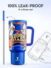 40oz Super Dad Print Insulated Tumbler: Keep Your Drinks Hot or Cold on the Go!