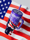 40oz Vacuum Insulated Tumbler with USA Flag Printed: Your Ultimate Outdoor Companion