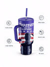 40oz Vacuum Insulated Tumbler with USA Flag Printed: Your Ultimate Outdoor Companion