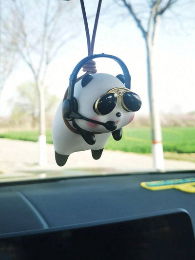 Add a cute touch to your car with our Pawsitively Adorable Panda Car Pendant! Made to hang on your rearview mirror, this pendant features an adorable panda design that will bring a smile to your face. With its unique design and eye-catching appeal, it's the perfect accessory for any animal lover's car. Bring a little joy to your daily commute with this charming pendant.