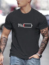 Men's Number Graphic Printed Short Sleeve T-Shirt - Casual and Cool