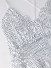 Sparkling Elegance: Dazzling Crisscross Backless Sequin Cami Dress for Prom Parties