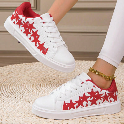 2024 Spring White Sneakers: Versatile & Trendy Sports Casual Shoes