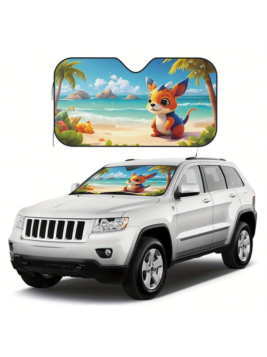 Shield your car from harmful UV rays and add some style with our Fun and Functional Cartoon Printed Car Windshield Sunshade. Made to provide ultimate protection, this sunshade features a colorful and playful design, making it both functional and fun. Protect your car and express your personality in one go!